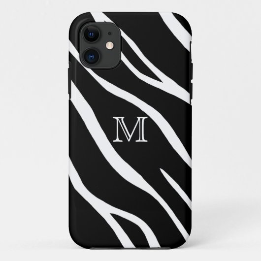 Monogram: Zebra Hoesje (Achterkant)