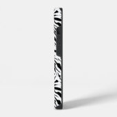 Monogram Zebraprint iPhone Hoesje (Linkerkant)