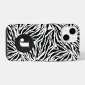 Monogram Zebraprint iPhone Hoesje (Achterkant horizontaal)