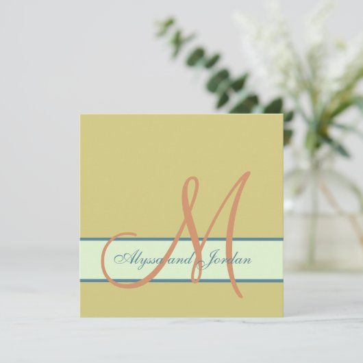 Monogram Zee Beach Colors Kaart (Staand voorkant)