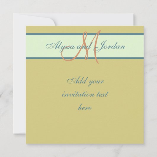 Monogram Zee Beach Colors Kaart (Achterkant)