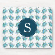 Monogram Zee schildpad turquoise blauw