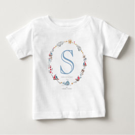 Monogram Zee Whale | Baby Boy | T-shirt