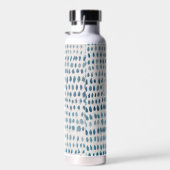 Monogram Zeeglas Patroon Oceaan Waterfles (Rechts)