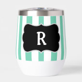 Monogram Zeegroen Witte Cabana Strepen (Voorkant)