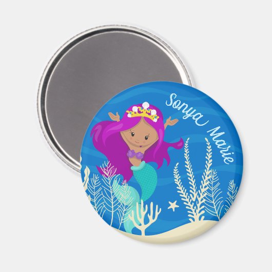 Monogram  Zeemeermin Magneet (Voorkant / Achterkant)