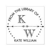 monogram zelfinkt zelfinktende stempel (Design)