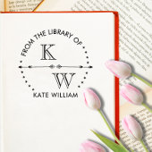 monogram zelfinkt zelfinktende stempel