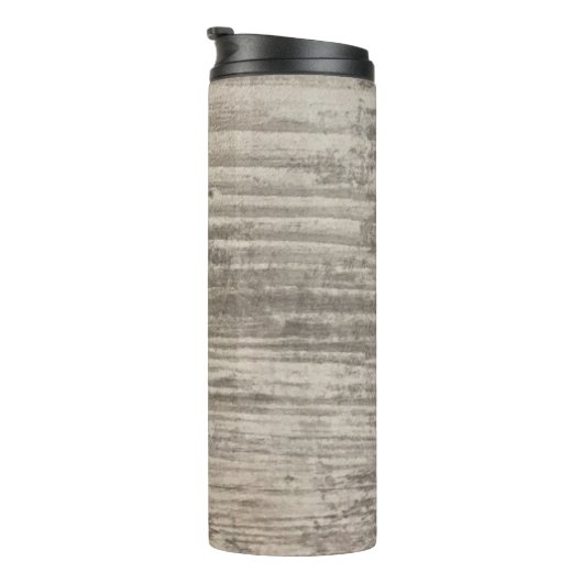 Monogram Zen Wood Grain Black Brown Thermosbeker (Geroteerd rechts)