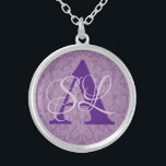 Monogram Zilver Vergulden Ketting<br><div class="desc">Creëer je eigen monogram.</div>