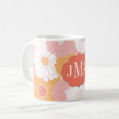 Monogram Zinnia Koffiemok (Voorkant links)