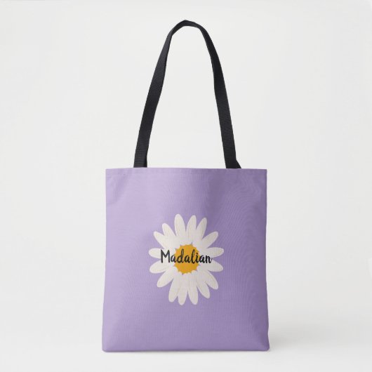 Monogram zo chique paarse achtergrond zomer tote bag (Voorkant)
