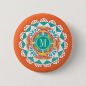 Monogram | Zoals Frida IV Ronde Button 5,7 Cm (Voorkant)