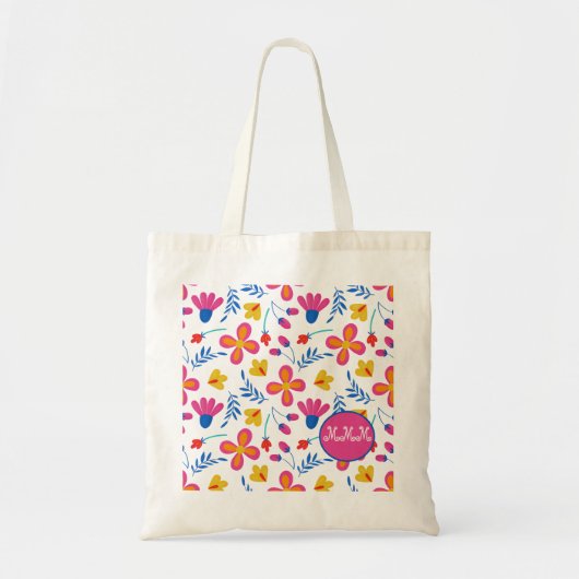 Monogram Zomer Fiesta Canvas tas (Voorkant)