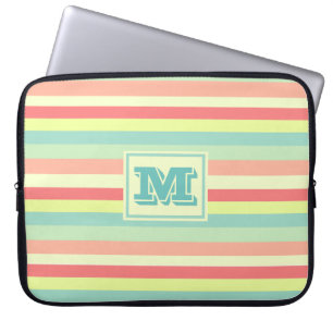 Monogram zomerstapes laptop sleeve