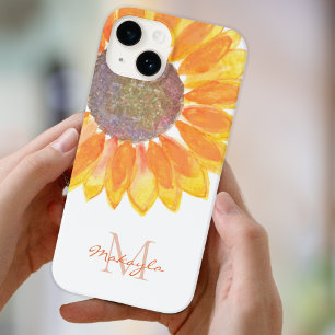 Monogram Zonnebloem Case-Mate iPhone 14 Hoesje