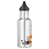 Monogram Zonnebloem Waterverf Floral Waterfles (Links)