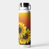 Monogram Zonnebloemen Waterfles (Achterkant)