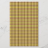 Monogram zonnebloemkool Blank schrijven Briefpapier (Achterkant)