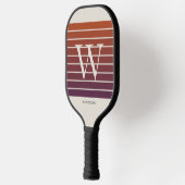 Monogram Zonsondergang Gradiënt Pickleball Paddle (Links)