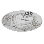 Monogram Zwaanglas snijplank (Hoek)