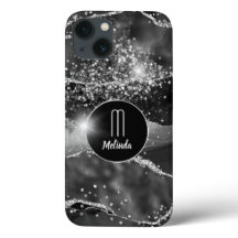 Monogram zwart Agate Diamond