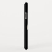 MONOGRAM zwart Case-Mate iPhone Case (Achterkant/rechts)