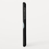 MONOGRAM zwart Case-Mate iPhone Case (Achterkant/links)