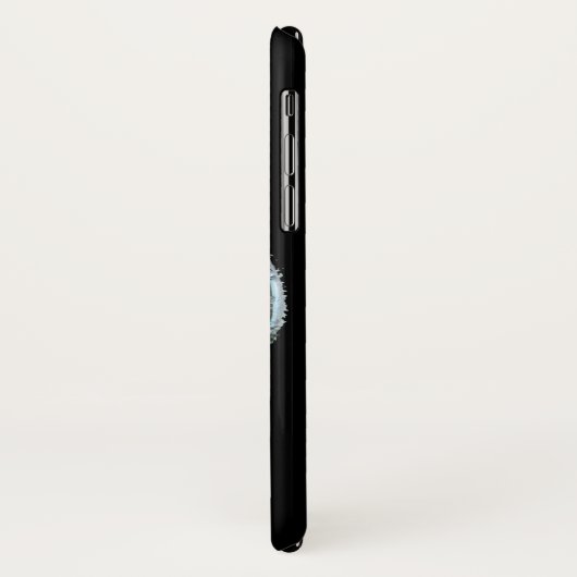 MONOGRAM zwart Case-Mate iPhone Case (Achterkant/links)