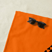 Monogram Zwart Elektrische Bass Gitaar / Sinaasapp Strandlaken (In situ)