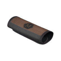 Monogram  zwart en bruin leder