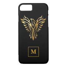 Monogram zwart en gouden Phoenix-rijst