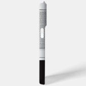 Monogram Zwart en Zilver Metaalnetwerk Case-Mate iPhone Case (Achterkant / Rechts)