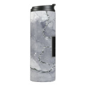 Monogram zwart en zilver thermosbeker (Gedraaid links)