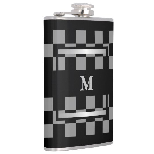 Monogram zwart gecontroleerd heupfles (Rechts)