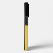 Monogram Zwart Goud & Girly Initiaal Case-Mate iPhone Case (Achterkant / Rechts)