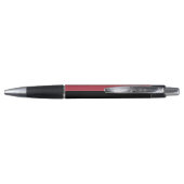 Monogram Zwart Goud Rood | Modern Minimalistisch K Pen (Achterkant)