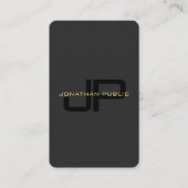 Monogram Zwart Gouden Oceaan Australisch Japans Ma Visitekaartje (Voorkant)