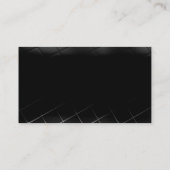 Monogram zwart grijs Visitekaartje (Achterkant)