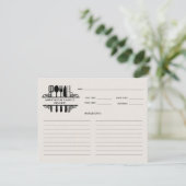 Monogram zwart keukengereedschap (Staand voorkant)