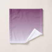 Monogram - zwart magenta ombre bad handdoek (Wasdoekje)
