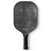 Monogram zwart ontwerp Pickleball Paddle