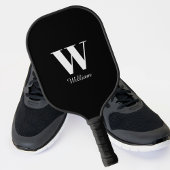 Monogram zwart pickleball paddle