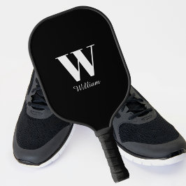 Monogram zwart pickleball paddle