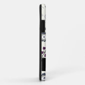 Monogram Zwart-wit Abstracte vormen Case-Mate iPhone Case (Achterkant/rechts)