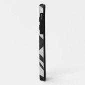 Monogram - zwart-wit afdrukken Case-Mate iPhone case (Achterkant/links)