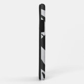Monogram - zwart-wit afdrukken Case-Mate iPhone case (Achterkant/rechts)