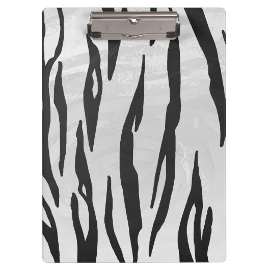 Monogram - zwart-wit afdrukken klembord (Voorkant)