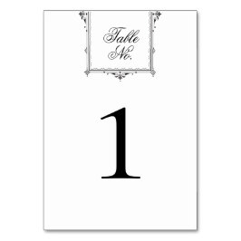  Monogram Zwart-wit Bruiloft Kaart