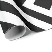 Monogram zwart-wit cadeaupapier (Rol Hoek)